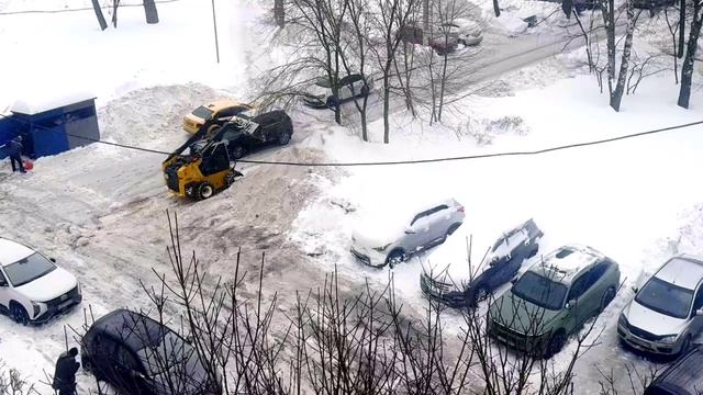 Снегопад Полнолуние Февраль 2026 Вид из окна