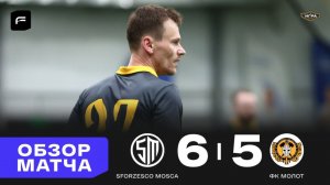 Sforzesco Mosca 6-5 ФК МОЛОТ Обзор голов матча