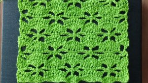 Красивый узор крючком “Ложные цветы”. Простые узоры для начинающих. Уроки вязания Урок 140 pattern