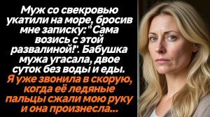Жизненные истории/Мама возись с этой развалиной! - заявили мне муж со свекровью и укатили на море