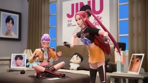 ПРЕОБРАЖЕНИЕ ДЖИНУ! K Pop Охотницы на Демонов Huntrix анимация