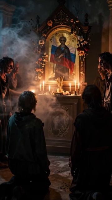 Потерянные души в мраке: молитва к забытому богу #страх #безысходность #темнота