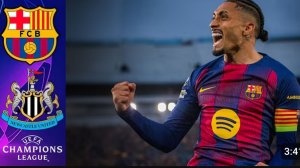 Барселона — Ньюкасл. Обзор матча. Обзор ответного матча Лиги чемпионов 1/8 финала.