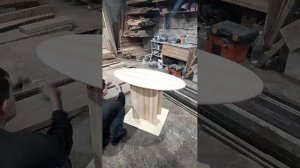 Делаю внутренний радиус для столика