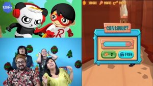 TAG WITH RYAN Challenge !! Let's Play BRAND NEW Ryan ToysReview Game on iPad