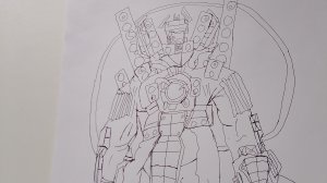 рисую скибиди туалет апгрейд титана спикермена🔥🔥🔥