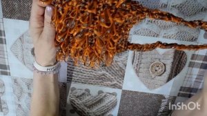 Второй старт в триостартах апреля. Вяжу мочалочку.