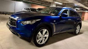 Infiniti QX70; 3.7 АT; 2014; Синий