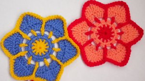 Вяжем мотивы крючком.Бесплатные видео уроки вязания крючком для начинающих.Как пошагово связать №137