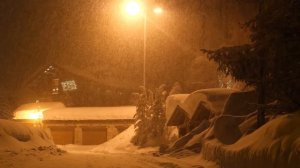 Звуки снега и метели /Расслабляющее видео для сна  1 час