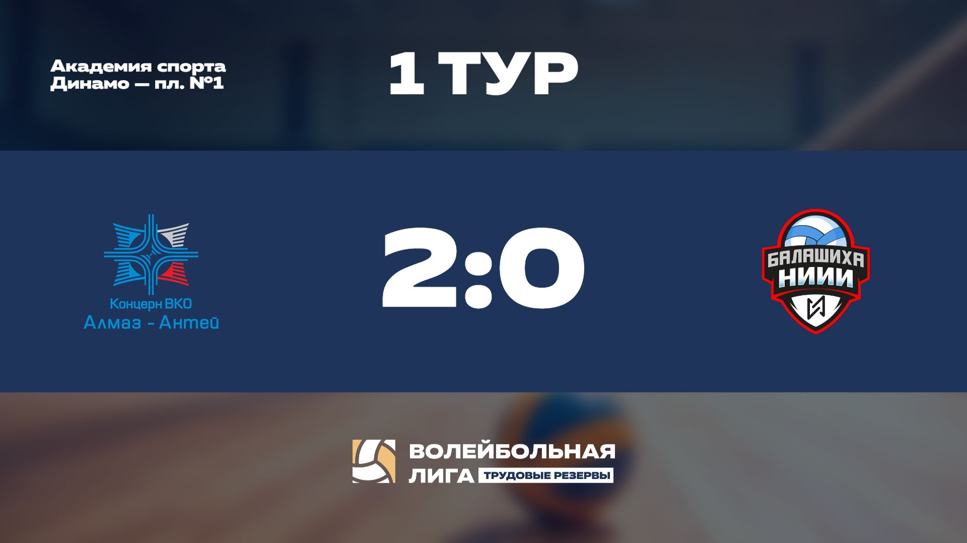 Обзор | 1 тур |  Концерн ВКО Алмаз-Антей - НИИИ