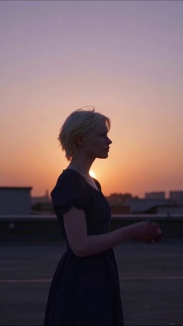 Сумеречная меланхолия: нежный взгляд в закат #закат #меланхолия #красота