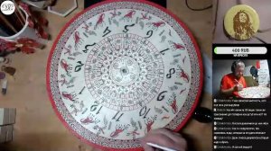 Творческий стрим. Не лепка. Мезенская роспись. Часы. Продолжение 4.0 #ДС_керамист #DSceramist