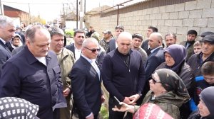 Сергей Меликов и Джамбулат Салавов встретились с жителями поселка Новый Хушет