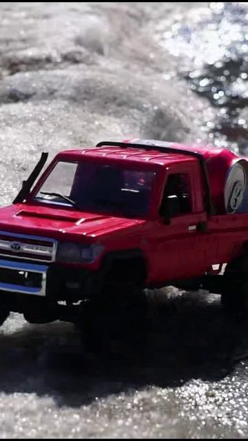 Авария в горах на RC машинке