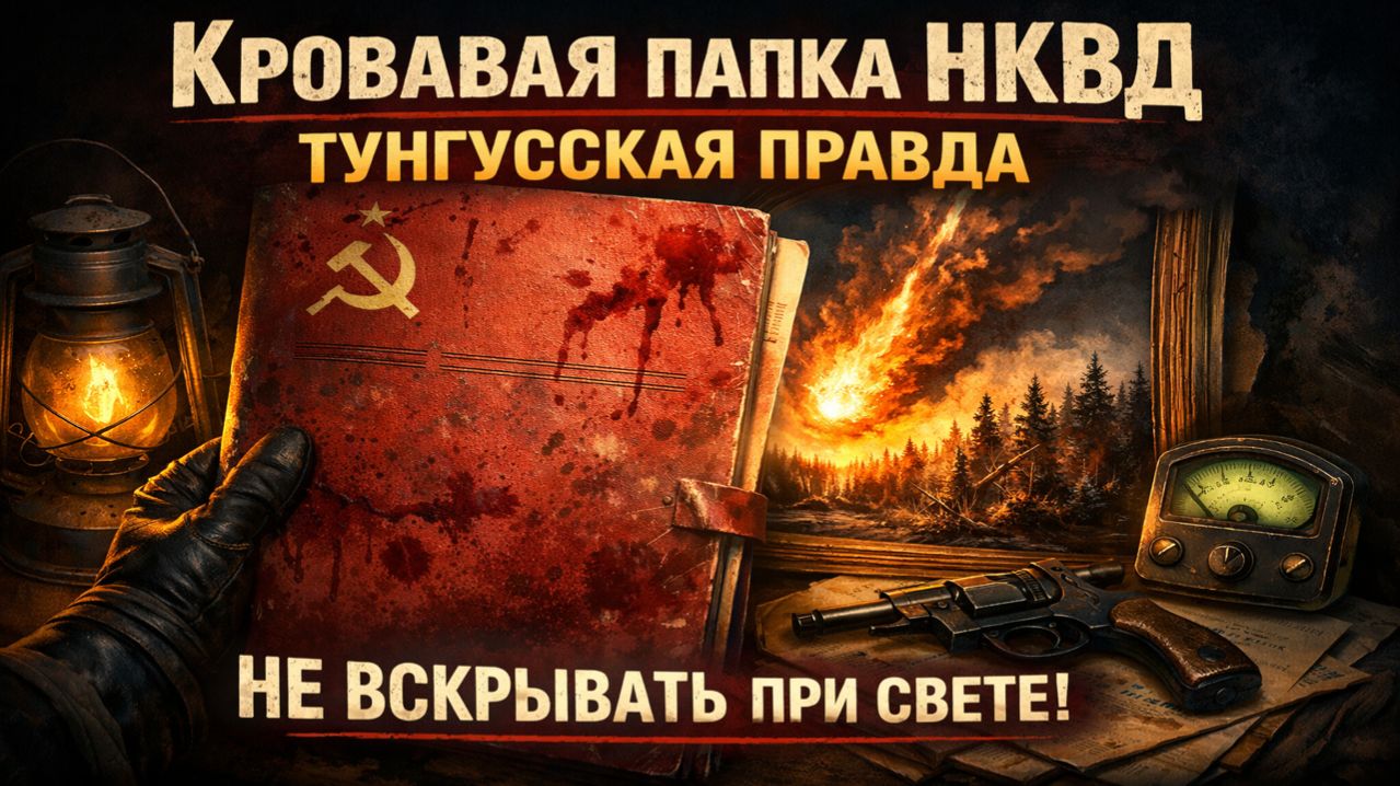 Кровавая папка НКВД: Настоящая правда о Тунгусском метеорите. Не вскрывать при свете. Мистика