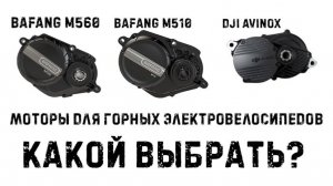 bafang m560 m510 или dji avinox какой мотор выбрать?