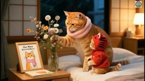 Битва за удачу: тигровый котёнок против серебристого пушистика — кто вырастит денежное дерево?