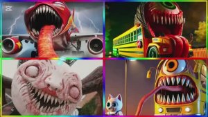 МУЛЬТИКИ: СТРАШНЫЙ ПАРОВОЗИК ТОМАС против ПОЖИРАТЕЛЬ ШКОЛЬНЫХ АВТОБУСОВ — Битва Машин ⚡️