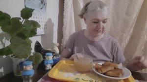 08. 04. 26  #mukbangtatyanaeats #еда #блинчики с ветчиной и сыром 😋🤤👍🥞☕