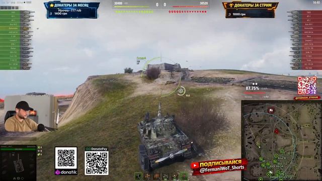 [Fermani wot] Ползу на 90% 😁 Borkenkäfer ➡️ ЖЁСТКИЙ МАРАФОН К 3 ОТМЕТКАМ 👊 Вебка + Камин