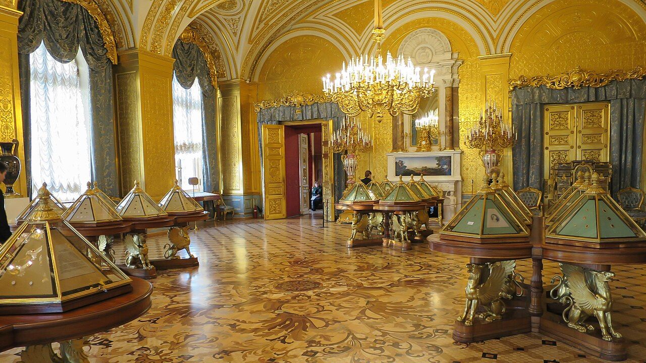 13 Апартаменты императрицы Марии Александровны Золотоая гостиная [get.gt]
