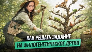 Филогенетическое древо в задании 26: как его решить на ЕГЭ 2026 | Жанна Казанская | Умскул