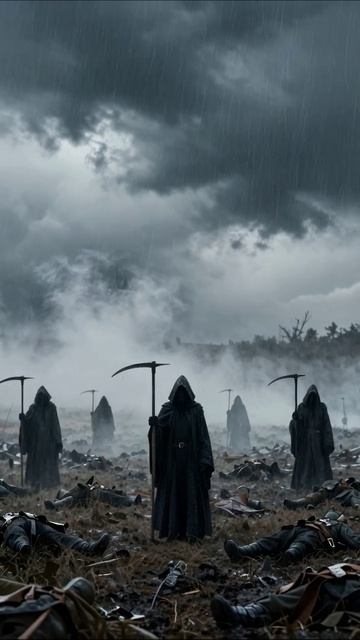 Тени смерти: в часы последнего заката #печаль #смерть #разрушение