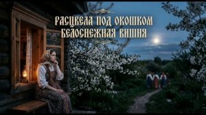 Расцвела под окошком белоснежная вишня (Нейросеть cover)