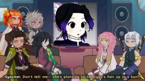 Hashiras React To Giyushino • 💗🌊💬, [Skit, Gacha Au], Kny, Gacha Life 2