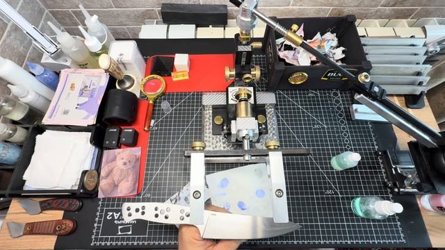 Мастер Тано Заточка кухонного ножа от Александра сталь м390. часть - 4