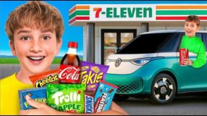 Питаюсь только едой с заправочной станции в течение 24 часов!