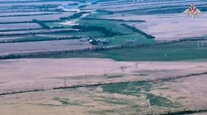 Кадры боевой работы штурмовиков Су-25