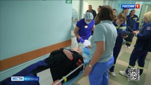 В Белгородской детской областной больнице прошли учения по оказанию оперативной медицинской помощи