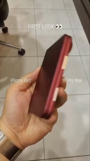 Макеты iPhone 18 Pro и iPhone Ultra / Fold на первом видео