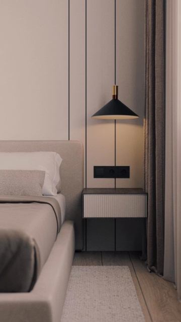 Современная спальня - дизайн