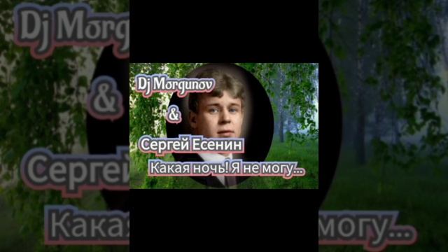 Dj Morgunov & Сергей Есенин Какая ночь! Я не могу...mp4
