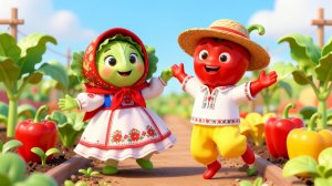 🌶️🥬ВЕСЁЛАЯ МУЛЬТИК‑ПЕСЕНКА ДЛЯ ДЕТЕЙ: ПЕРЧИК И КАПУСТА! УЧИМСЯ И ТАНЦУЕМ!👶🎶