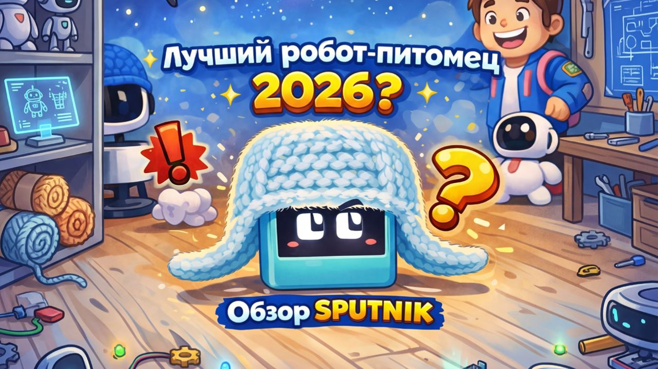 ОН РЕАГИРУЕТ НА ПРИКОСНОВЕНИЯ Это вообще робот?! SPUTNIK