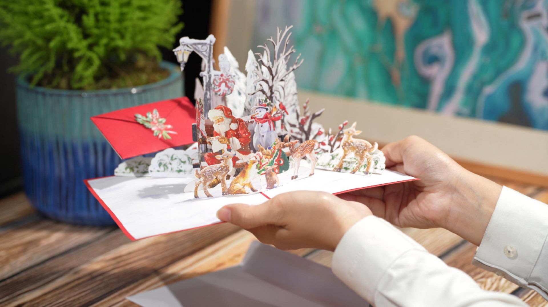 🎄 Магия праздника в каждом мгновении: Обзор 3D-открытки «С Новым годом!»