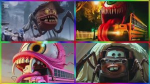 МУЛЬТИКИ: ЛУННАЯ ЛУНА против ПОЖИРАТЕЛЬ ШКОЛЬНЫХ АВТОБУСОВ — Эпическая Битва Монстров 🌙⚡️