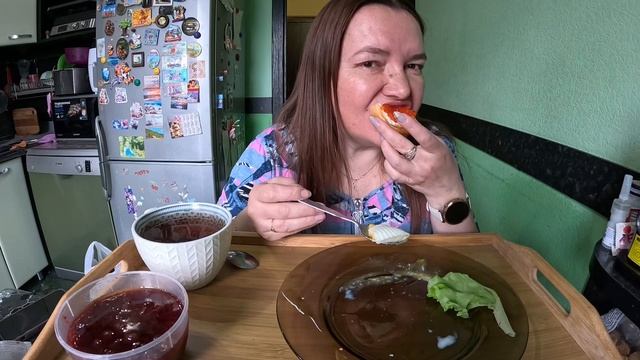 Мукбанг/Завтрак/Еда/Вкусная домашняя еда
