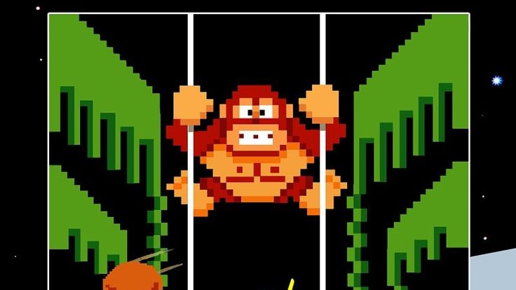 Donkey Kong 3 (1983, NES) | Прохождение без комментариев