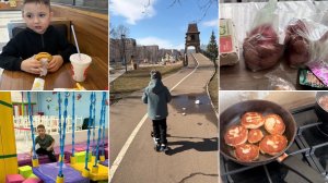Прогулялись после занятий/ продукты из пятерочки/ ужин простых людей