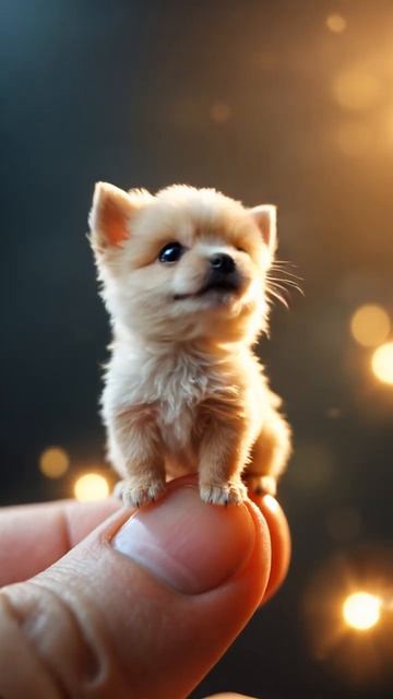 Милые пушистики #ai #funny #kitty #bunny #puppy #fluffy