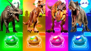 Coffin Dance Динозавры 397 уровень - Мультики про Динозавров | МУЛЬТФИЛЬМЫ ДИНОЗАВРЫ в Tiles Hop