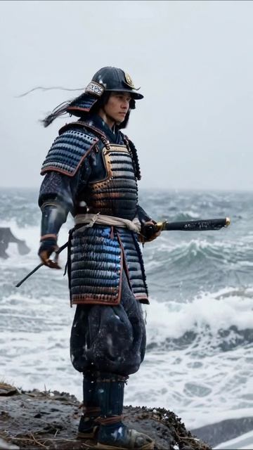 Самурай на берегу: дух войны и моря #самурай #история #боец