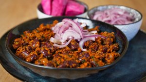 Вкуснейшее грузинское блюдо из фасоли. Лобио из консервированной фасоли.