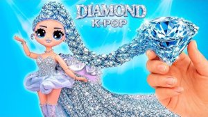 Изумрудная, рубиновая, бриллиантовая и сапфировая кукла! K-Pop Охотницы на Демонов!