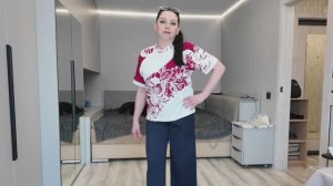 КАК МОЖНО ИГРАТЬ С ВЫКРОЙКОЙ? Футболка из обрезков ткани на мне.